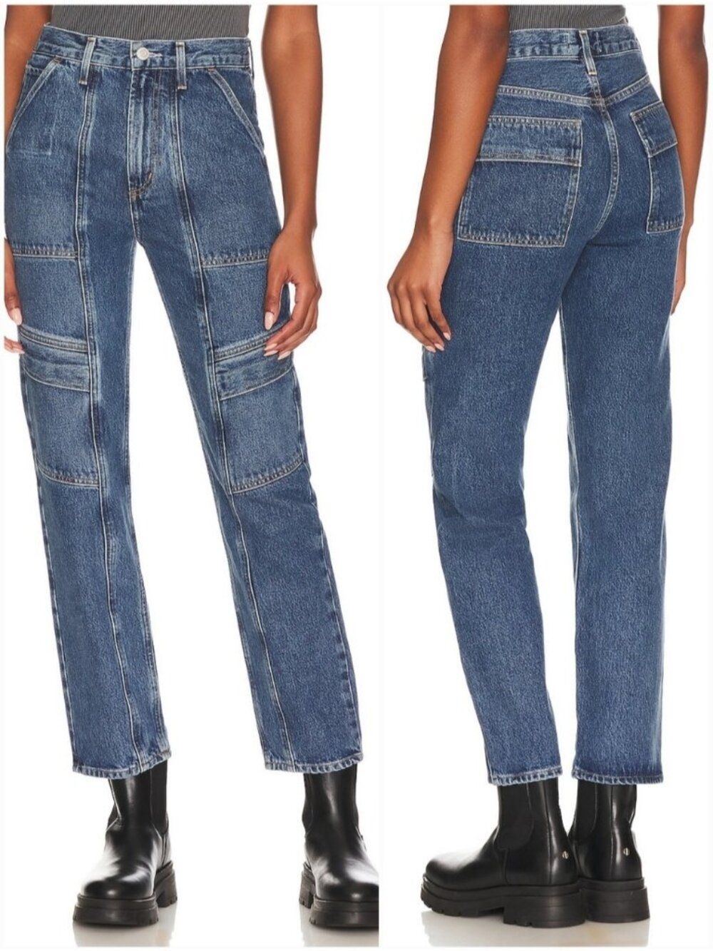 Agolde Cooper Cargo Jeans in Regulation Size 24